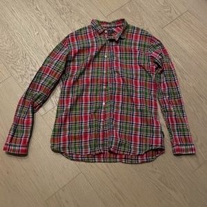 Paul Smith Mens Plaid Shirt Size L Slim Fit